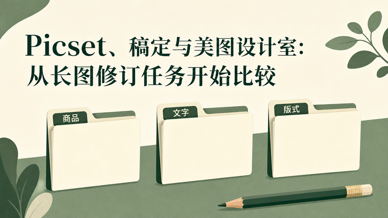 Picset、稿定与美图设计室：从长图修订任务开始比较文章封面