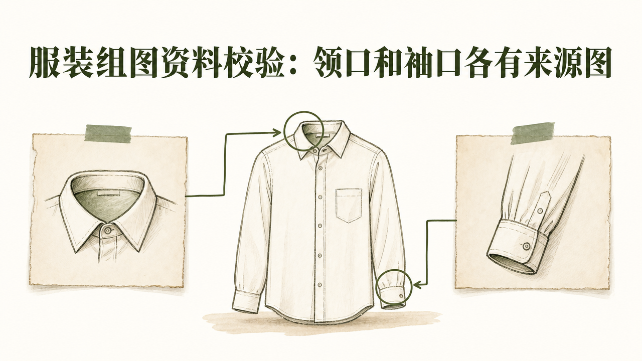 服装组图资料校验:领口和袖口各有来源图文章封面