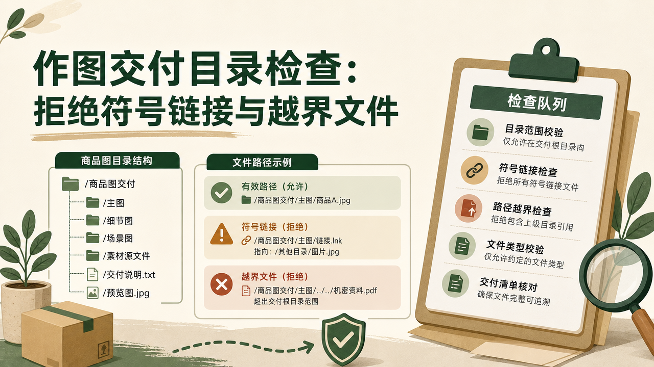 作图交付目录检查：拒绝符号链接与越界文件文章封面