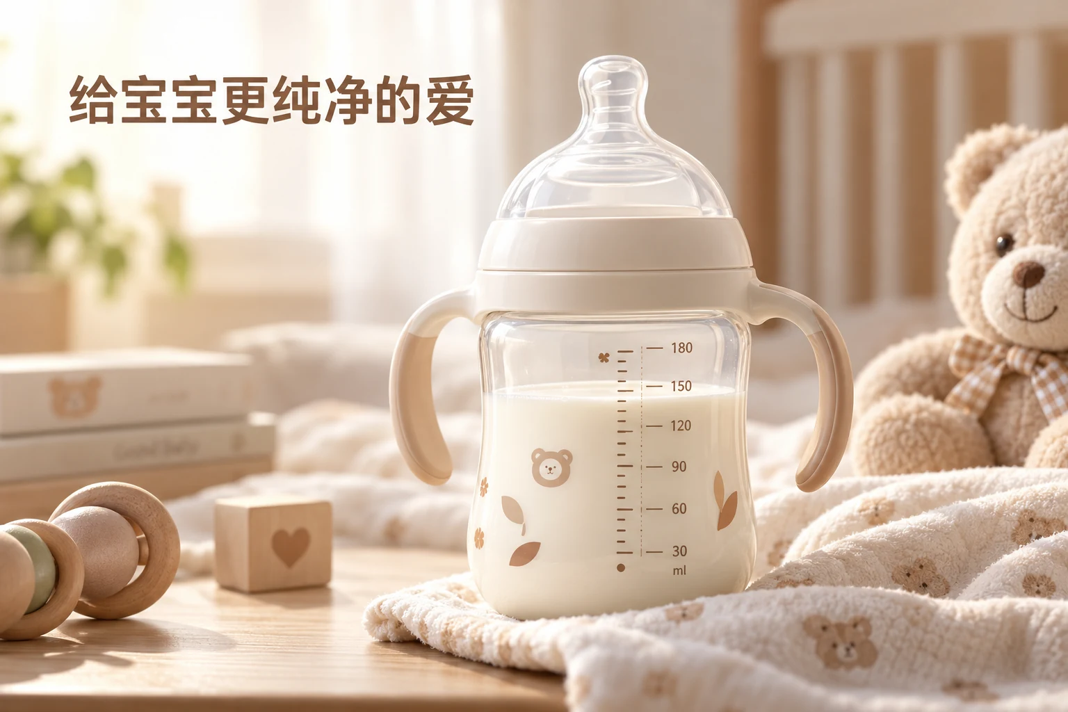 婴儿奶瓶 · 主图，AI生成的设计案例