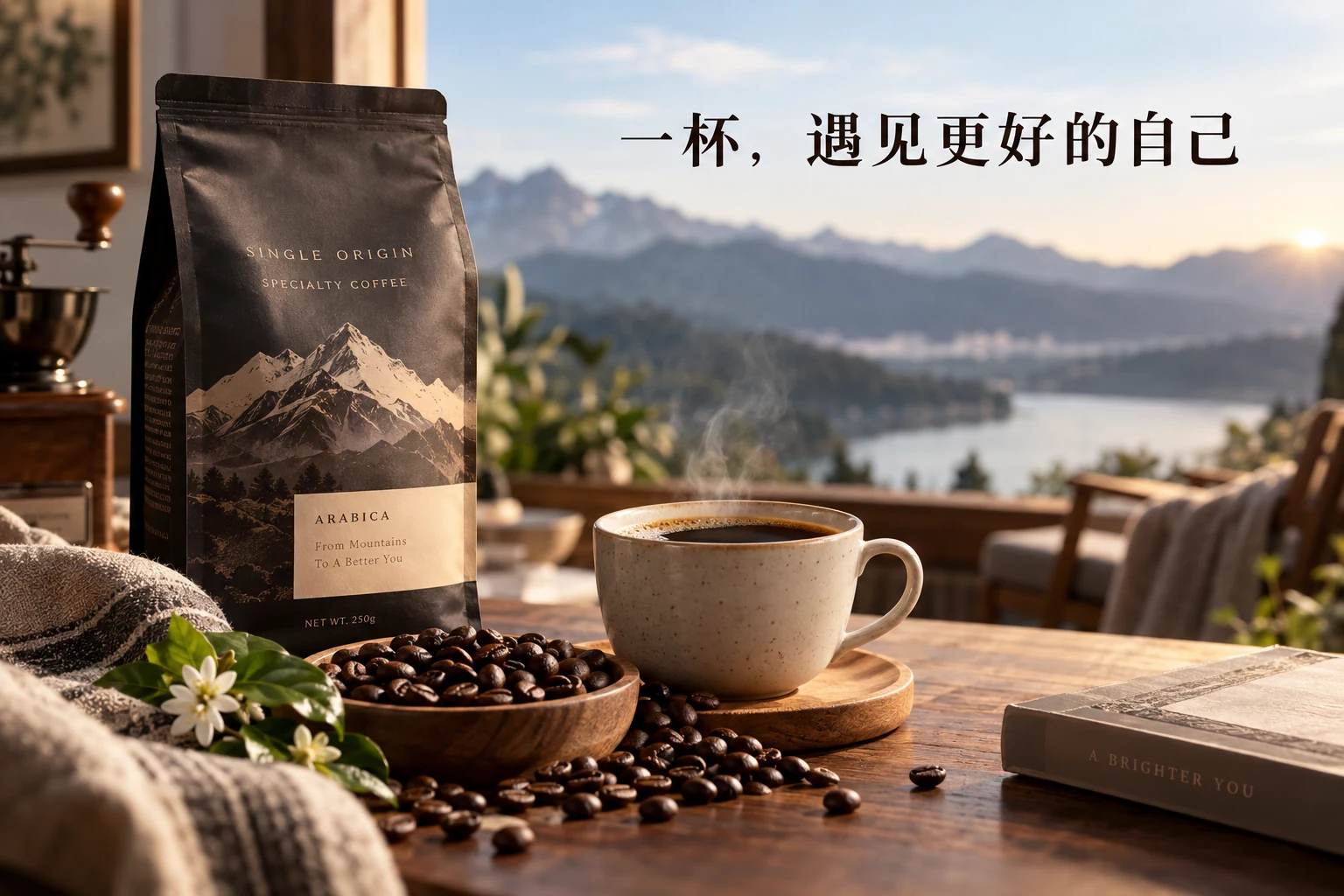 万能画布精品咖啡推广海报素材案例图