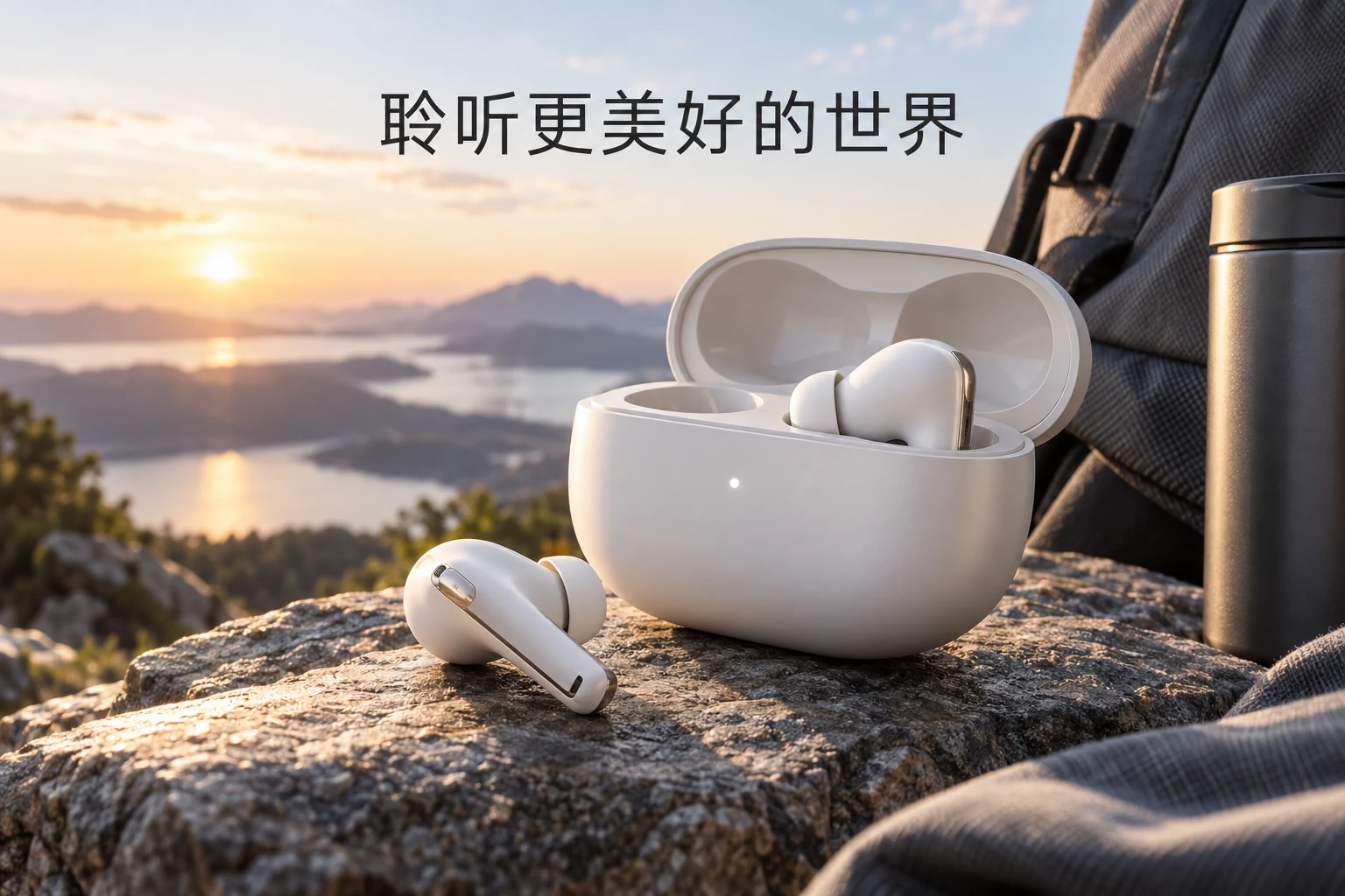 无线耳机 · 主图，AI生成的设计案例