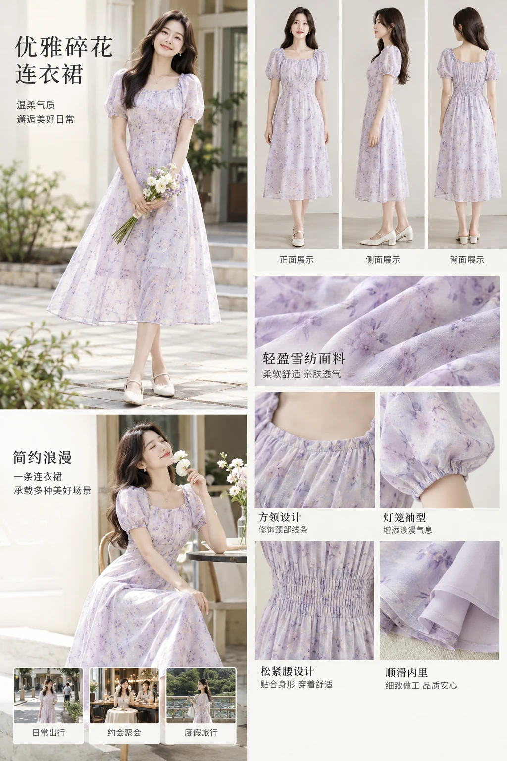 服装组图连衣裙基础套图案例图