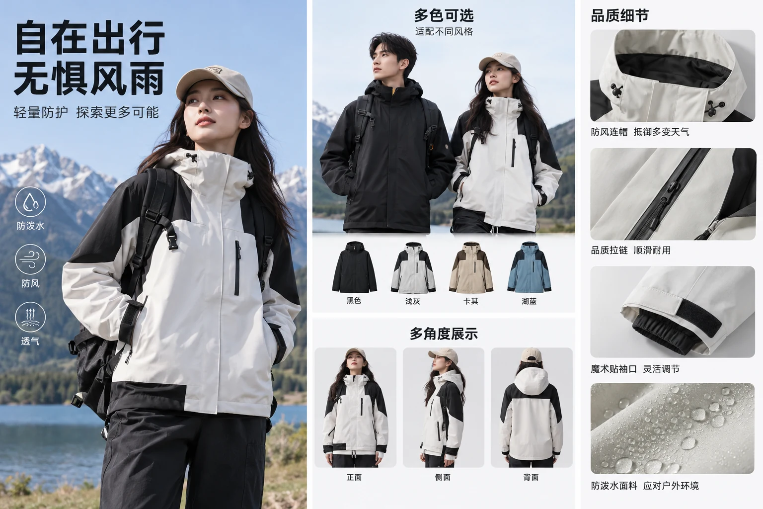 服装组图运动外套基础套图案例图