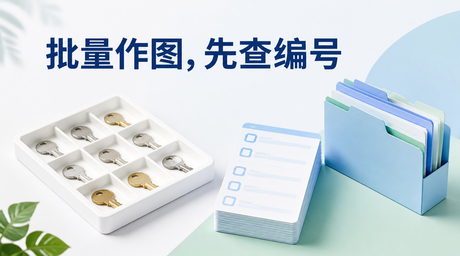 批量作图排队前，先发现重复任务编号文章封面