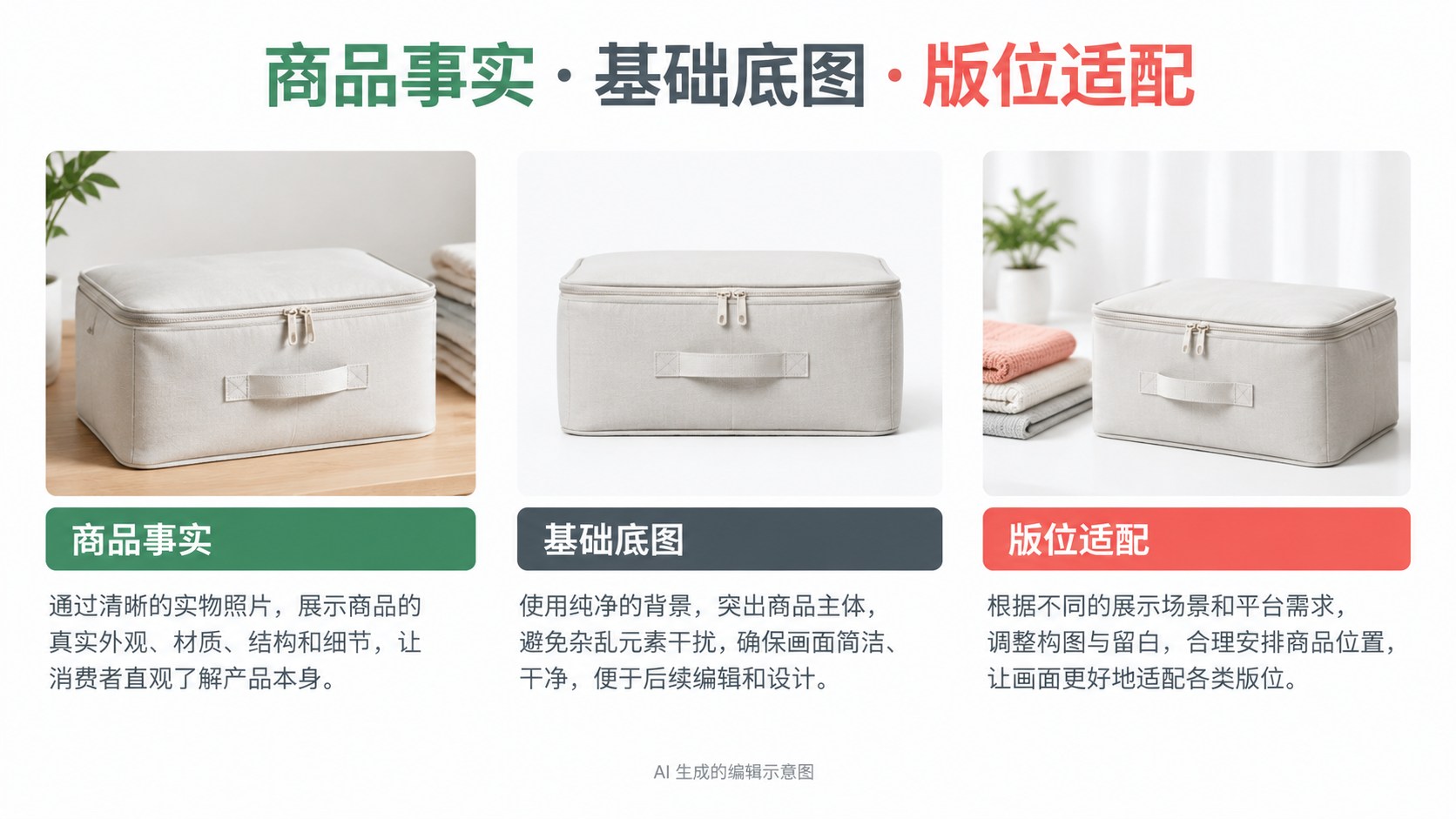 跨境商品图别一次做满：先完成一张能复用的底稿：商品事实、基础底图、版位适配示意