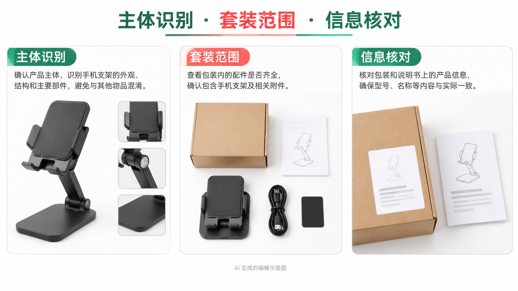TikTok Shop 主图先讲清商品，再考虑场景气氛：主体识别、套装范围、信息核对示意