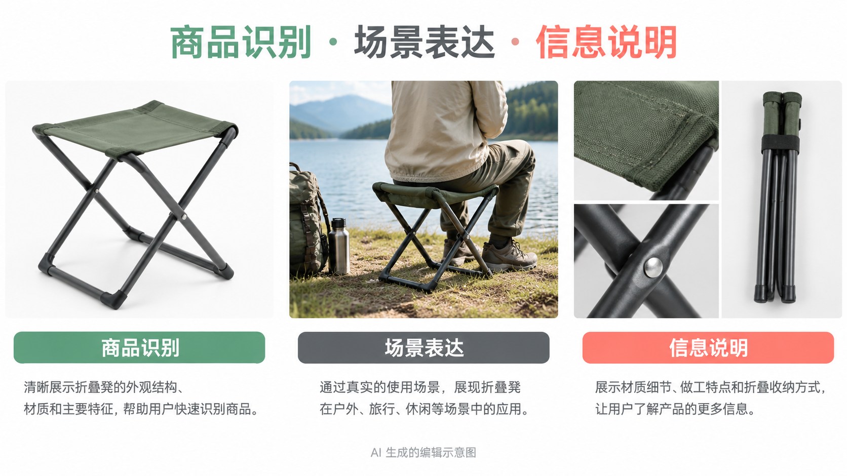 打开 Picset 网站之后，先确认你要做哪类图片：商品识别、场景表达、信息说明示意