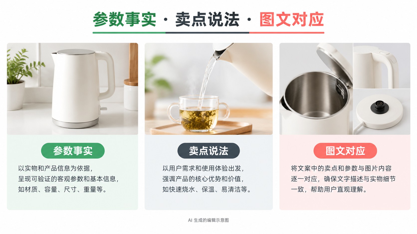 生成详情页时，文案审核为什么要和图片审核分开：参数事实、卖点说法、图文对应示意