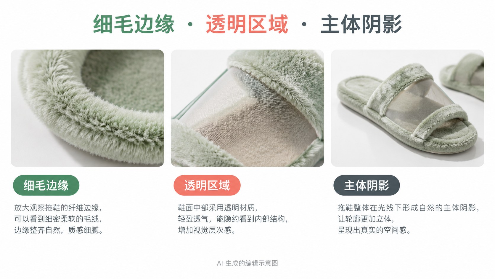 白底商品图先验收边缘，再验收背景颜色：细毛边缘、透明区域、主体阴影示意