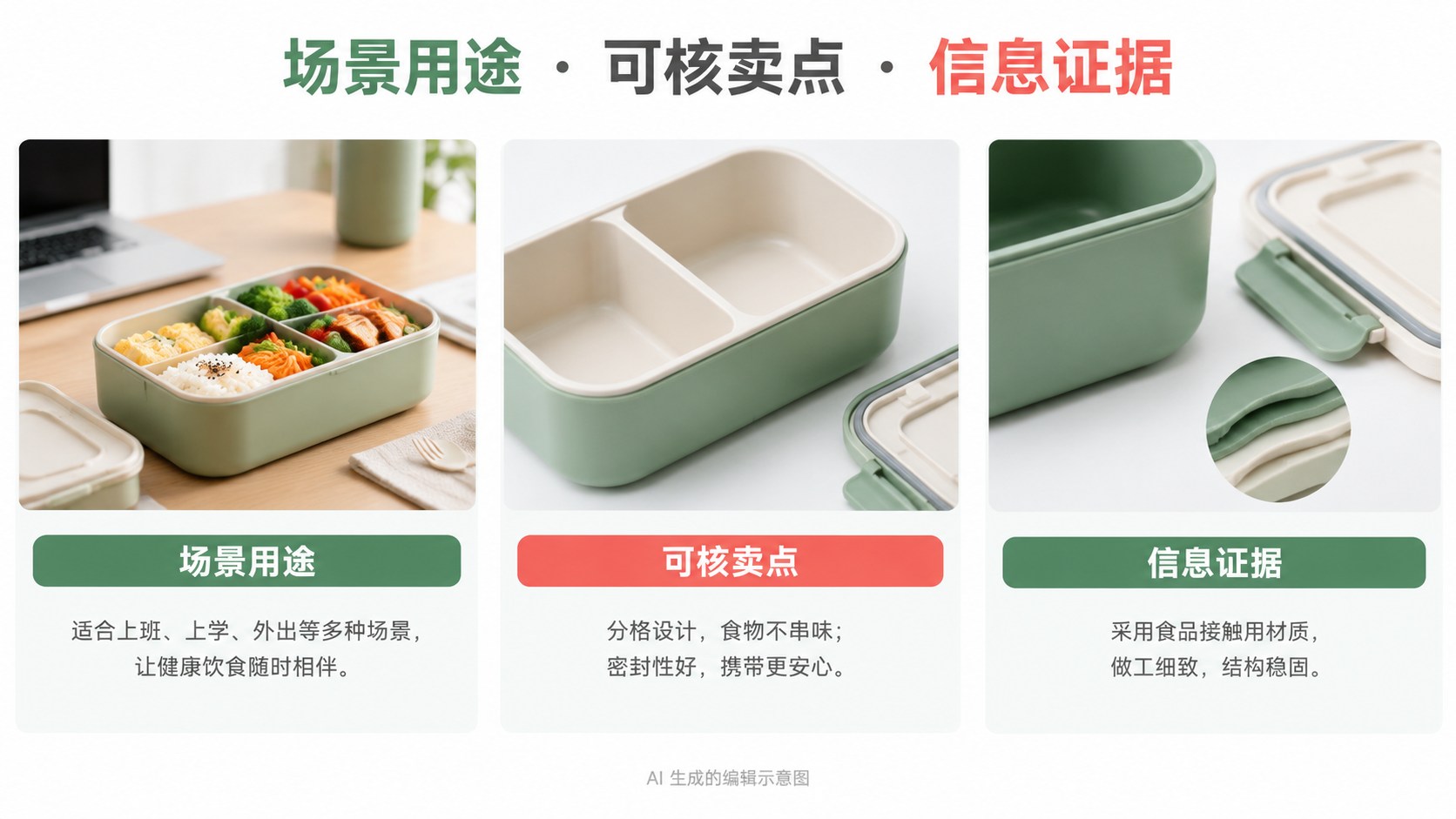 场景图与卖点图怎么分工，先看买家在问什么：场景用途、可核卖点、信息证据示意