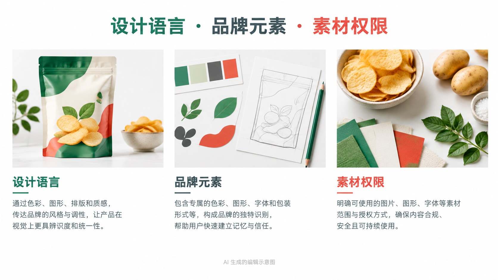从参考图借风格时，哪些元素不应该直接照搬：设计语言、品牌元素、素材权限示意