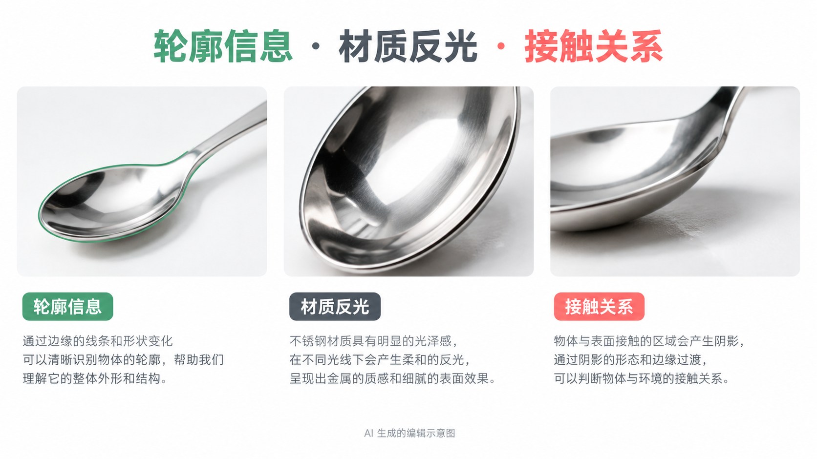反光商品抠成白底图，轮廓之外还要保留什么：轮廓信息、材质反光、接触关系示意