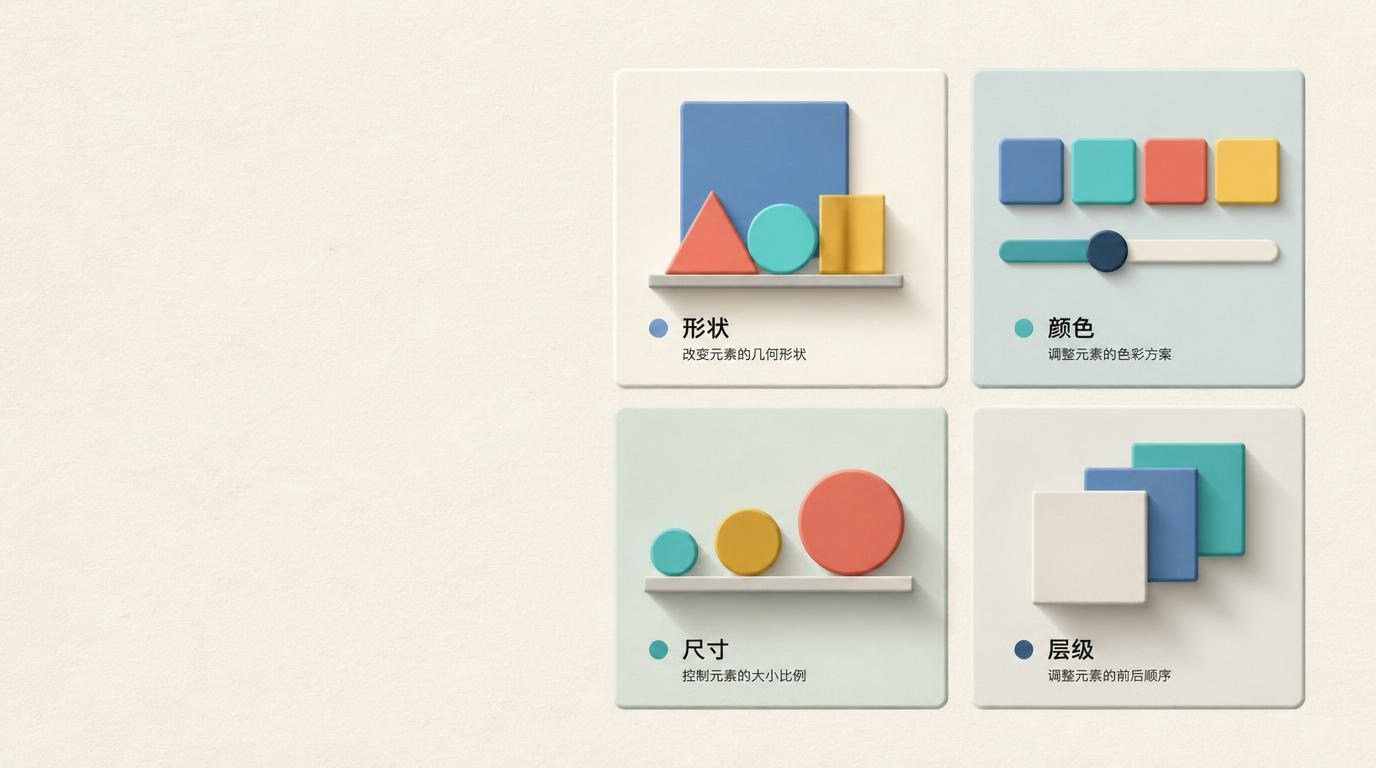 参考版式四格练习:间距、对齐、色块、文字节奏