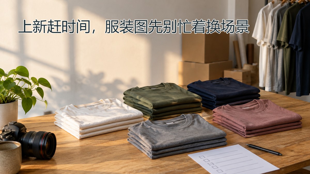 上新赶时间,服装图先别忙着换场景