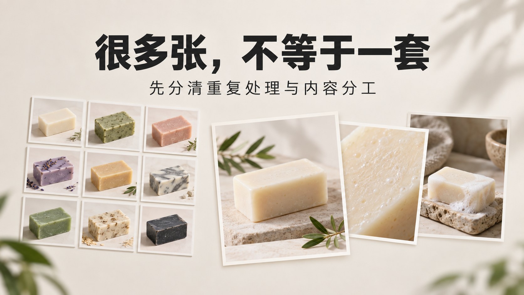 “一次出很多图”和“做成一套图”,差别在哪里?