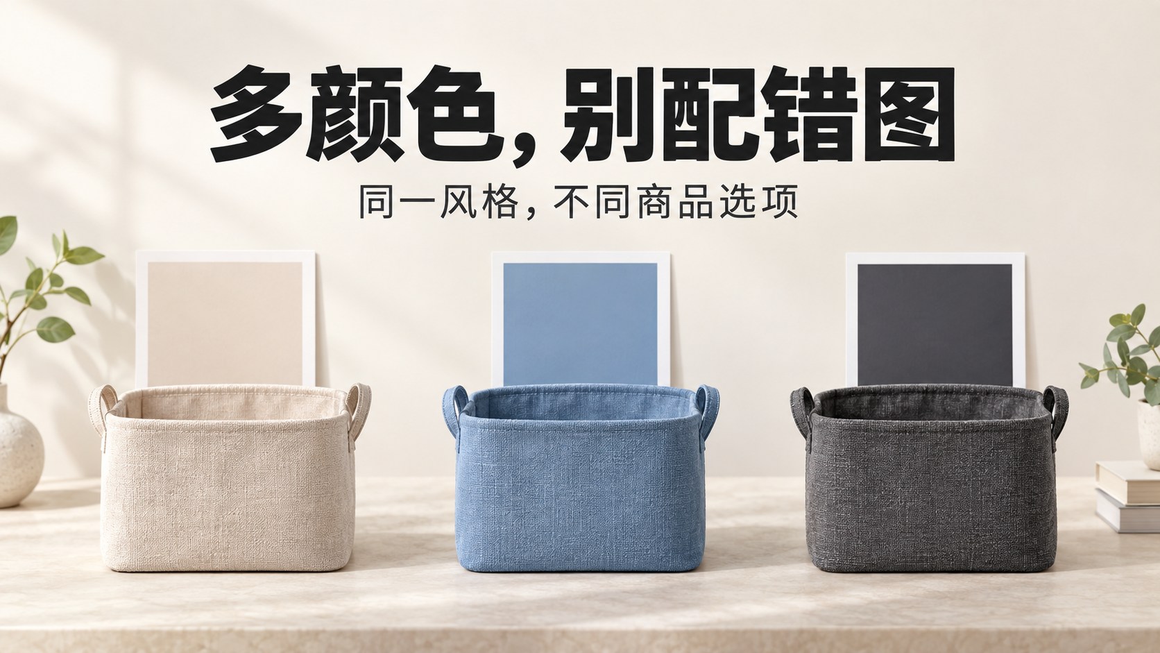 一款商品有几个颜色,图片别只做到“看起来像一套”