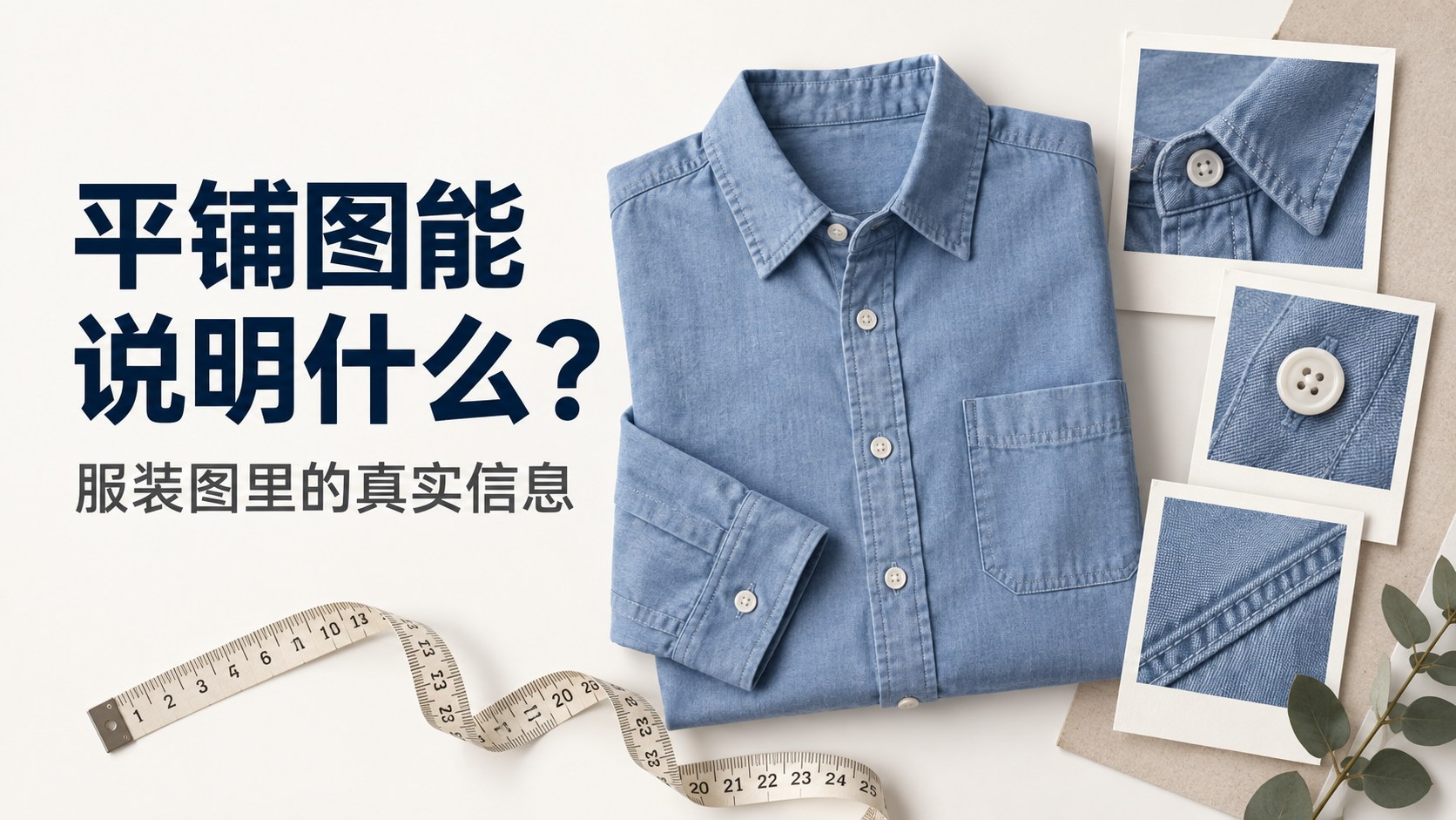 一张服装平铺图,能交代多少真实信息?