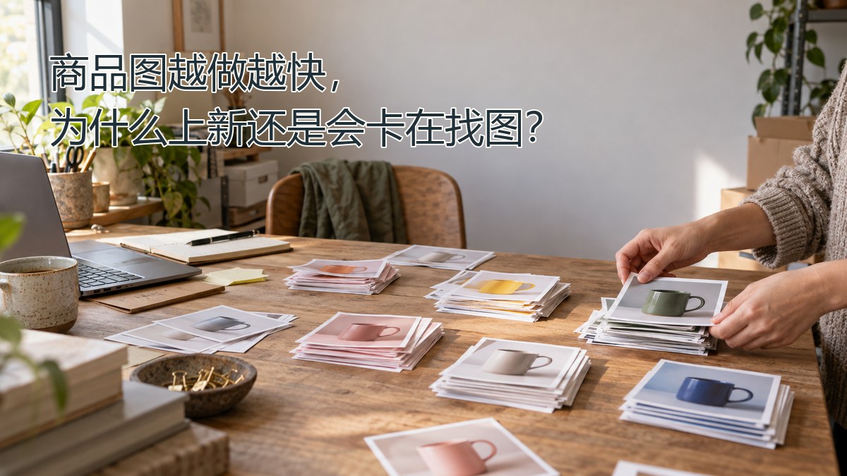 商品图越做越快,为什么上新还是会卡在找图?