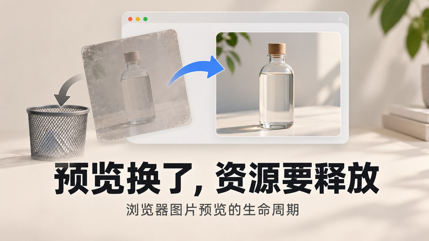 商品图预览反复替换:把 Object URL 的释放交给一个小对象