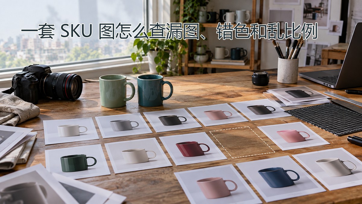 一套 SKU 图怎么查漏图、错色和乱比例